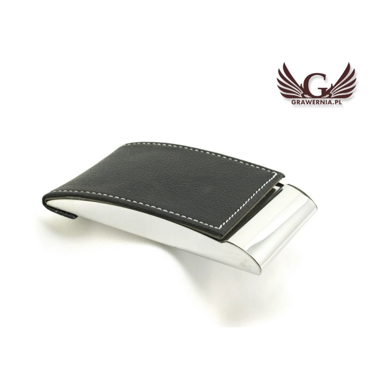 Gift Set with Engraving Business Card Holder + Pen - DAVE WZ010