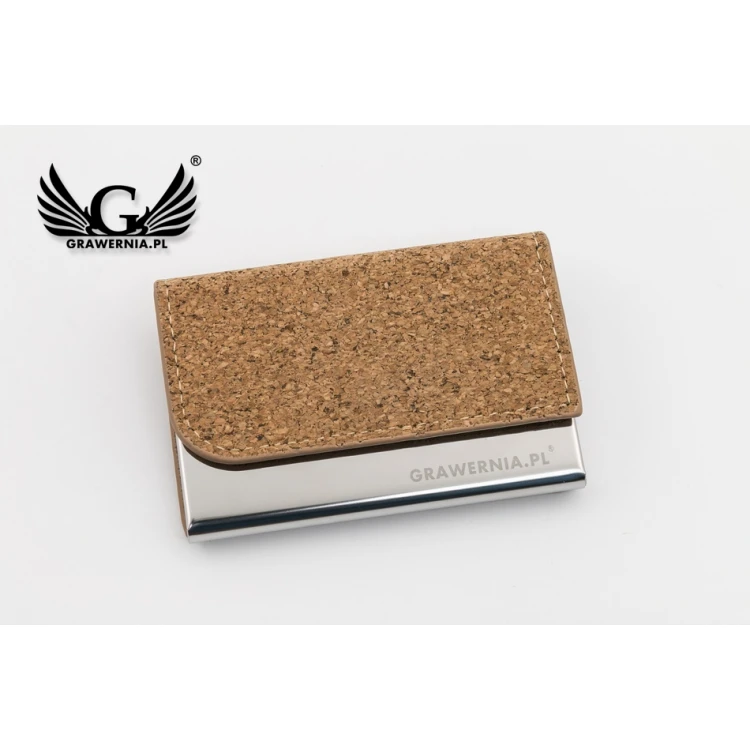 Elena Business Card Holder with Engraving - WZ034