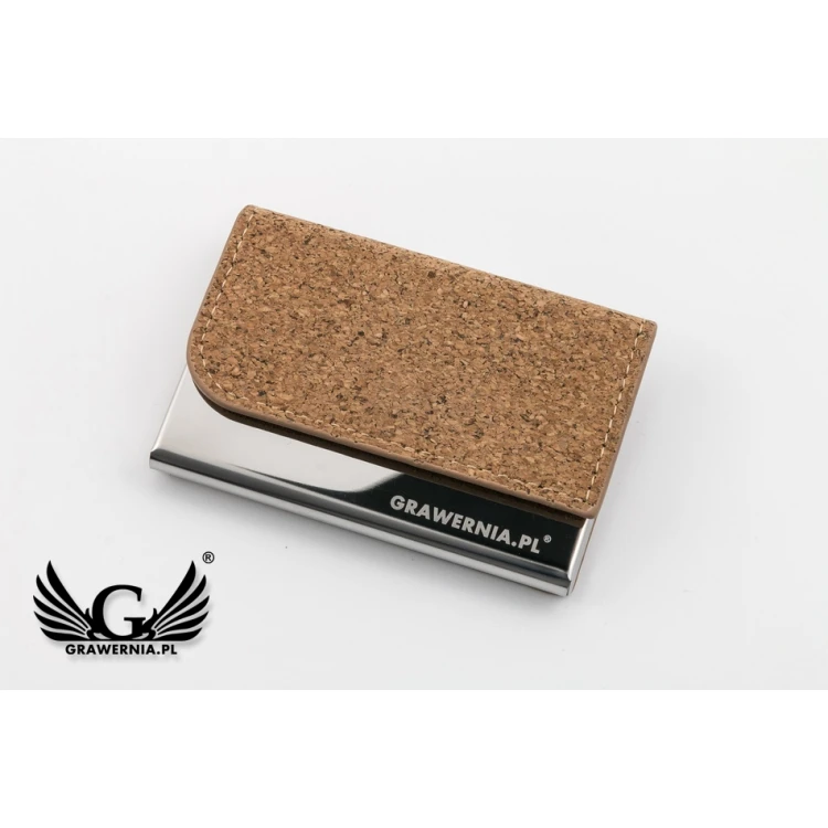 Elena Business Card Holder with Engraving - WZ034