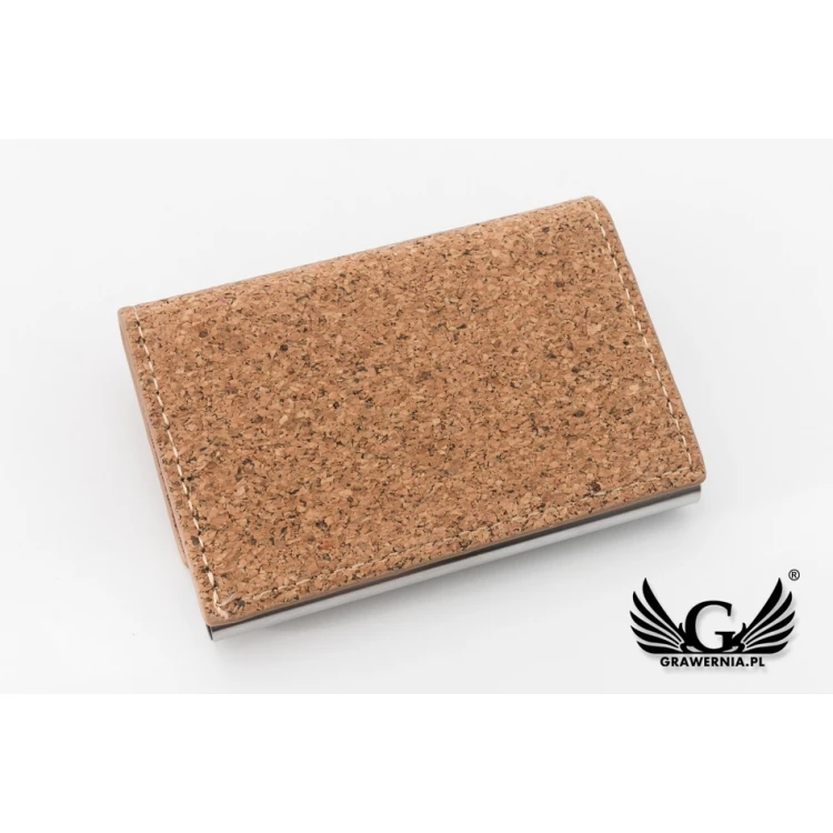 Elena Business Card Holder with Engraving - WZ034
