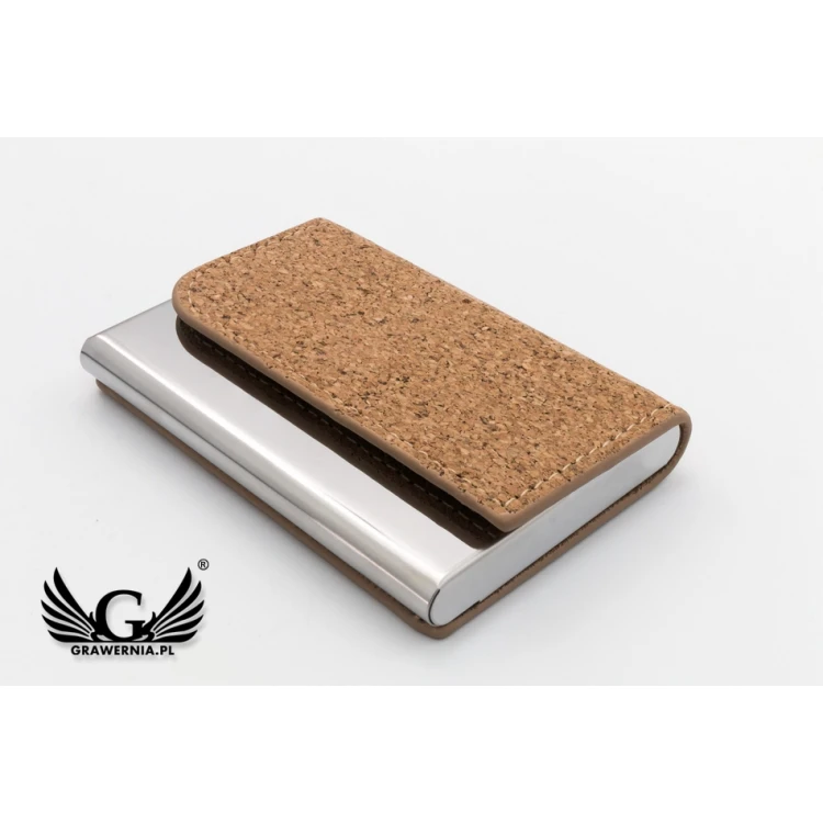 Elena Business Card Holder with Engraving - WZ034