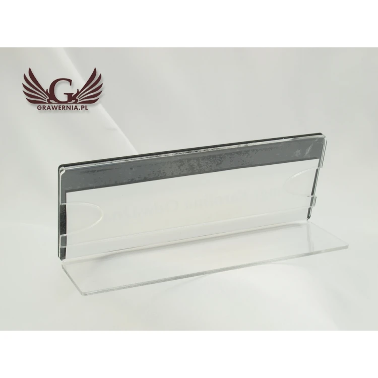Exclusive Gold Business Card Holder - 160x60mm - Acrylic Model PR008