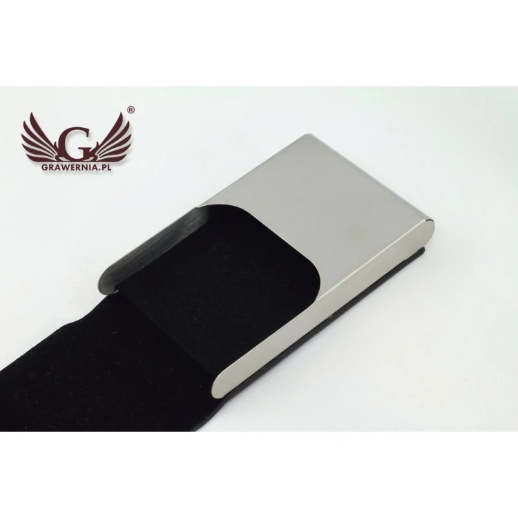 Ler Business Card Holder with Custom Engraving - WZ020