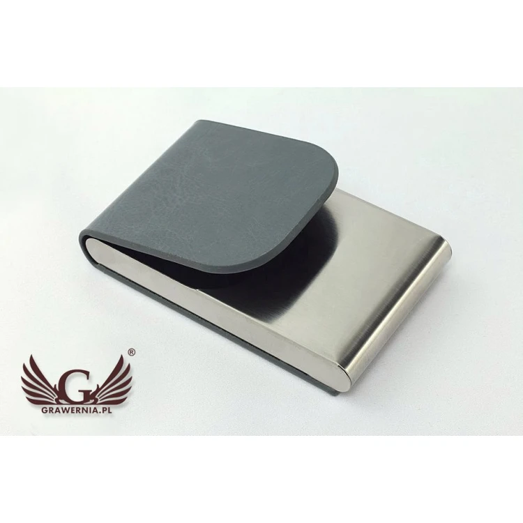 Ler Business Card Holder with Custom Engraving - WZ020