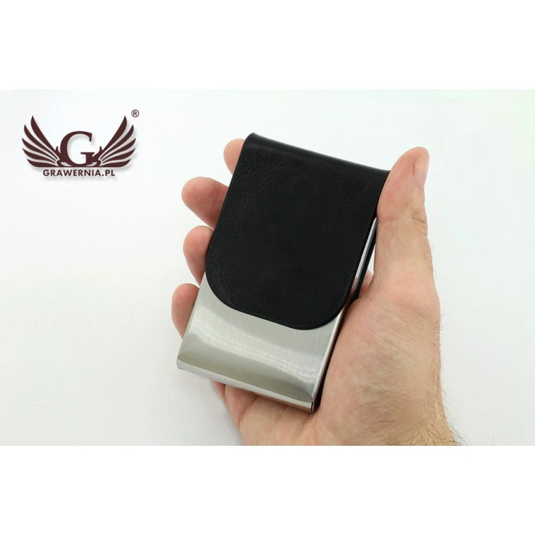 Ler Business Card Holder with Custom Engraving - WZ020