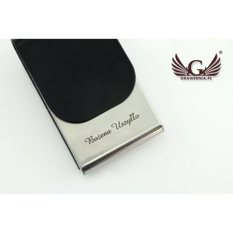 Ler Business Card Holder with Custom Engraving - WZ020