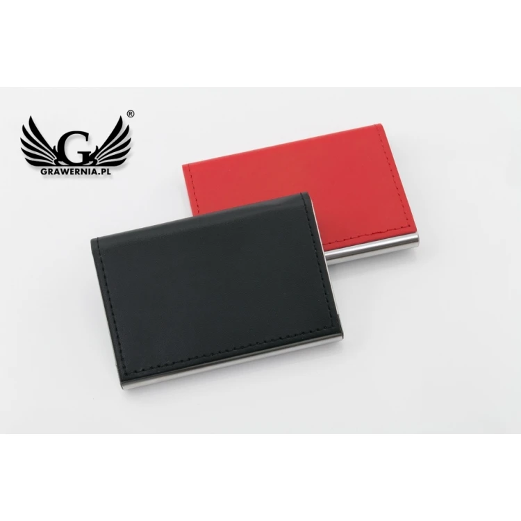 Sophie Business Card Holder with Engraving - WZ031