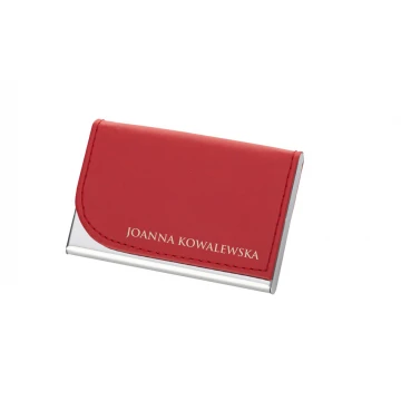Sophie Business Card Holder with Engraving - WZ031