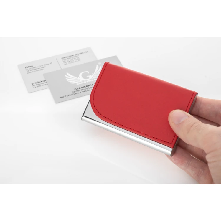 Sophie Business Card Holder with Engraving - WZ031