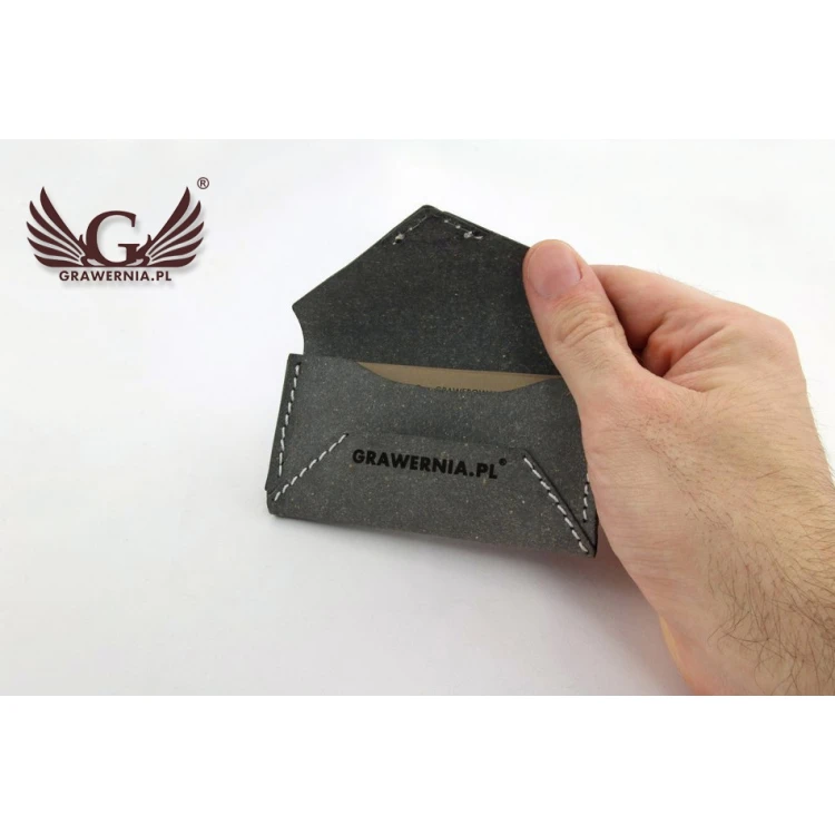 Vette Business Card Holder with Custom Engraving - WZ021