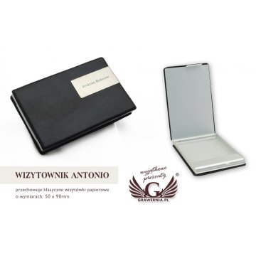 Business Card Holder with Engraving - ANTONIO WZ011