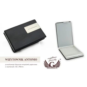 Business Card Holder with Engraving - ANTONIO WZ011