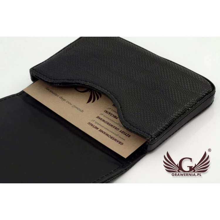 Engraved Business Card Holder - WILLIAM WZ009