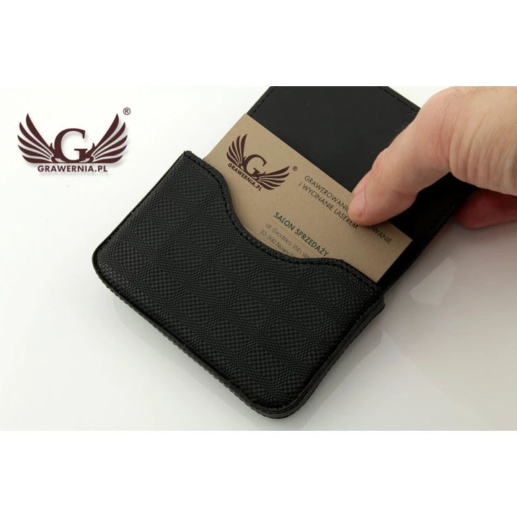 Engraved Business Card Holder - WILLIAM WZ009