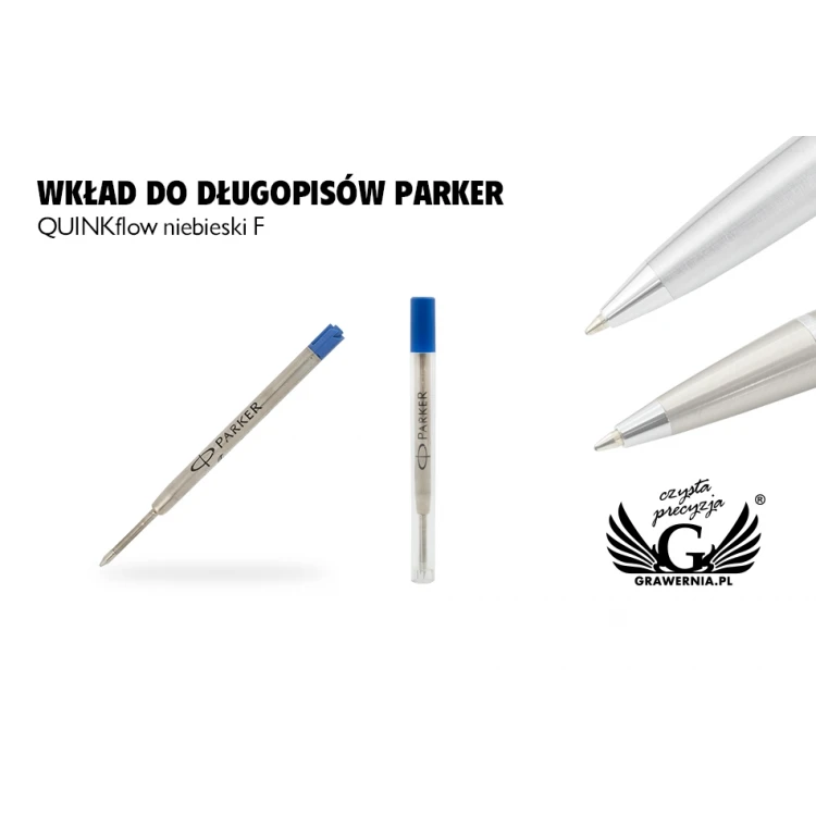 Parker QUINKflow F Refill - BLUE - WKP002