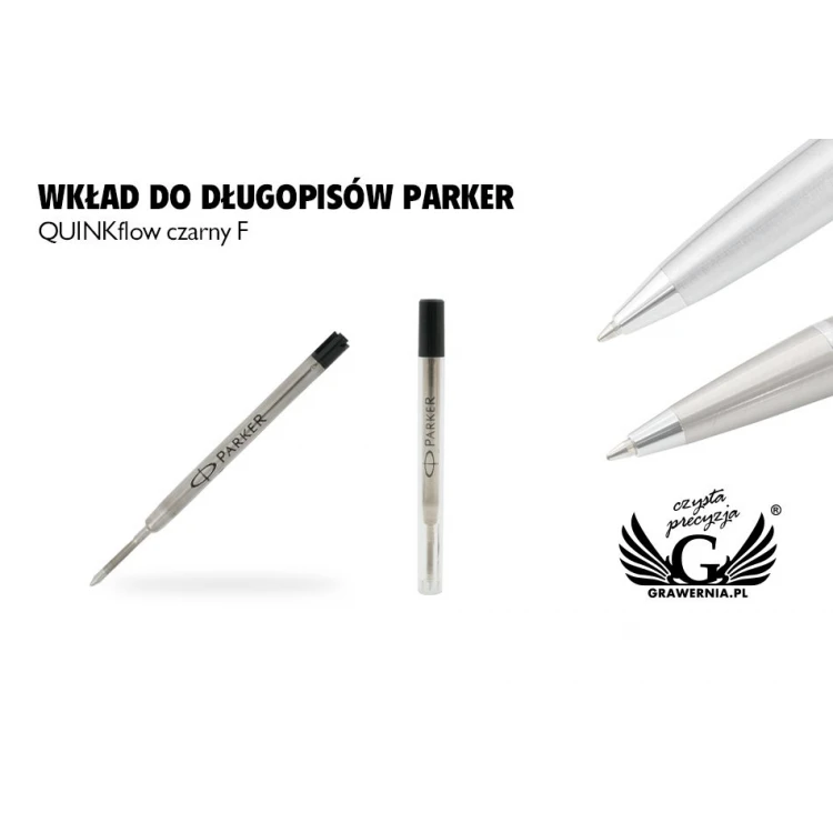 Parker QUINKflow F Refill - BLACK - WKP001