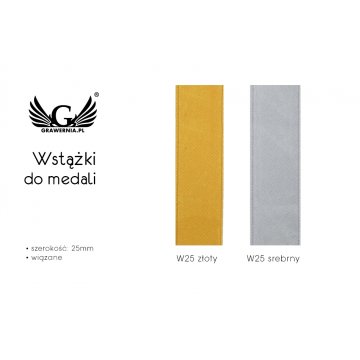 Ribbon Ties for Medals - 25mm Width - WS004