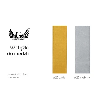 Ribbon Ties for Medals - 25mm Width - WS004