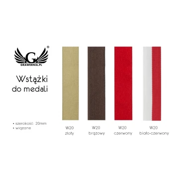 Ribbon Ties for Medals - 20mm Width - WS005