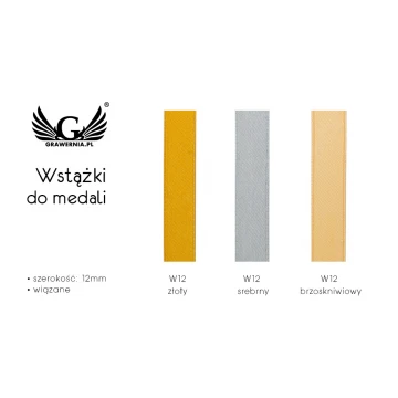 Ribbon Ties for Medals - 12mm Width - WS006