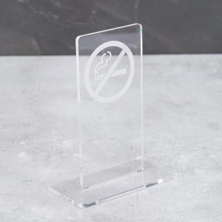 No Smoking Sign - Acrylic Model Z002