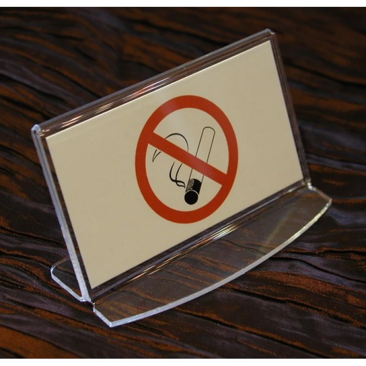 No Smoking Sign - Acrylic Model Z001