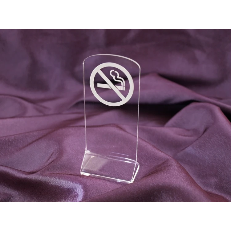 No Smoking Sign - Acrylic Model Z003