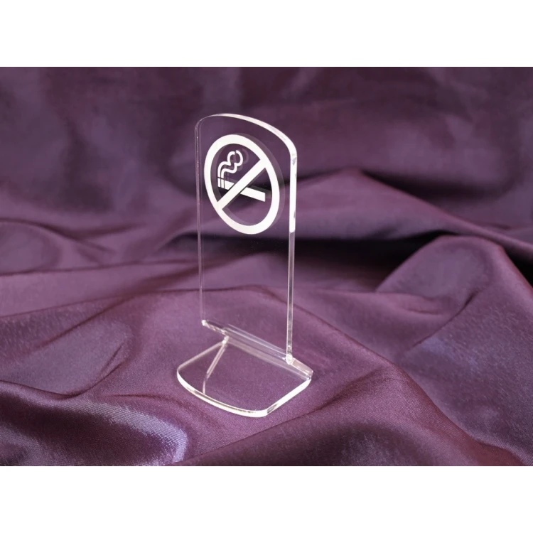 No Smoking Sign - Acrylic Model Z003