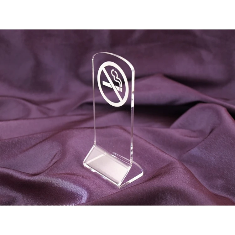 No Smoking Sign - Acrylic Model Z003