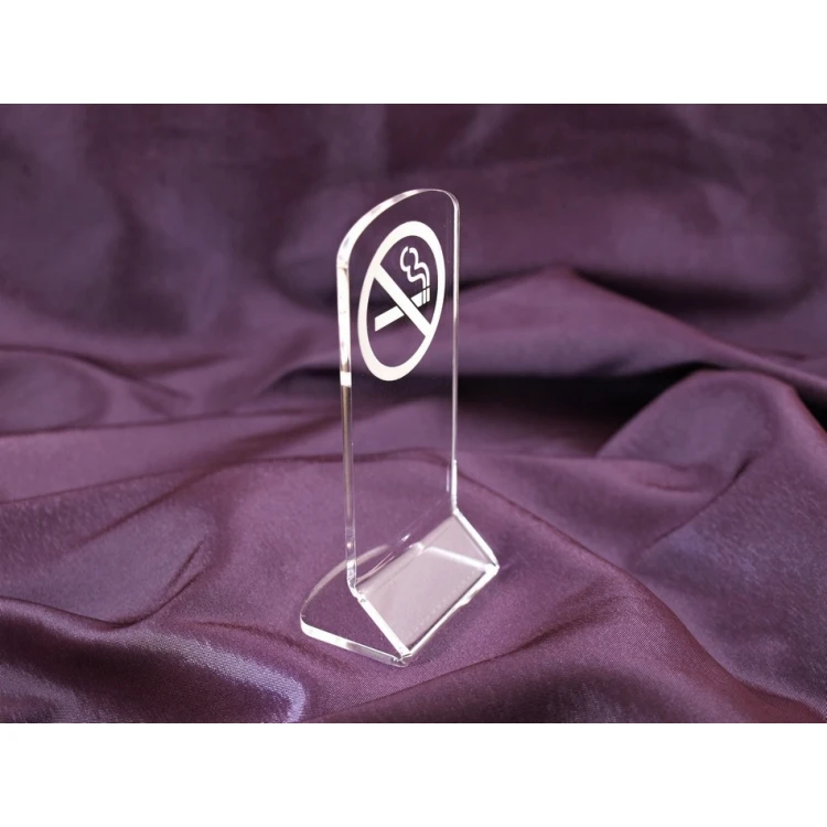 No Smoking Sign - Acrylic Model Z003