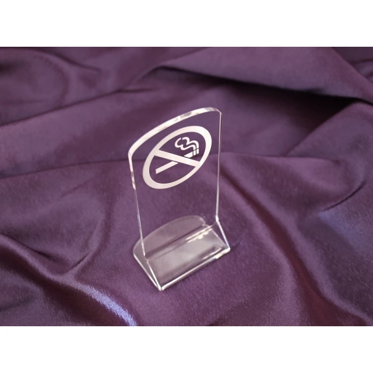 No Smoking Sign - Acrylic Model Z003