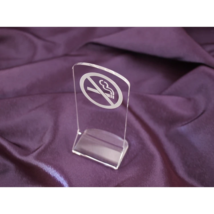 No Smoking Sign - Acrylic Model Z003