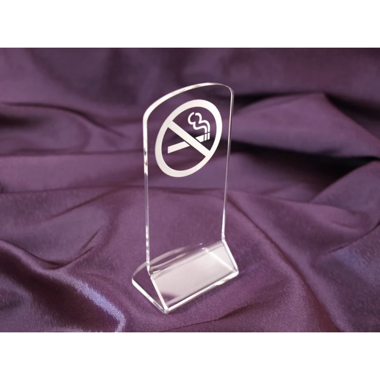 No Smoking Sign - Acrylic Model Z003