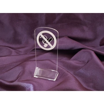 No Smoking Sign - Acrylic Model Z004