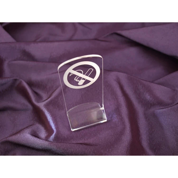 No Smoking Sign - Acrylic Model Z004