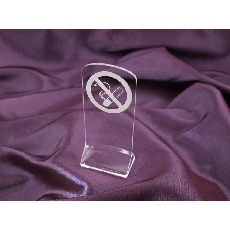 No Smoking Sign - Acrylic Model Z004