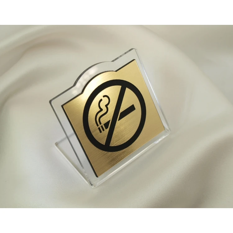 No Smoking on Tables Sign - NS003 Design
