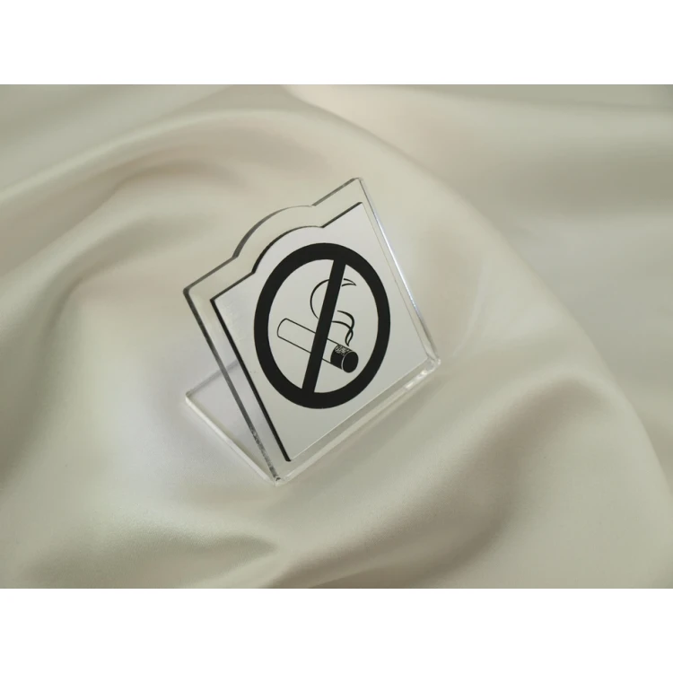 No Smoking on Tables Sign - NS004 Design