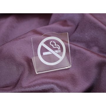 No Smoking Sign - Acrylic Model Z005