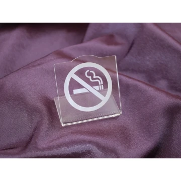 No Smoking Sign - Acrylic Model Z005