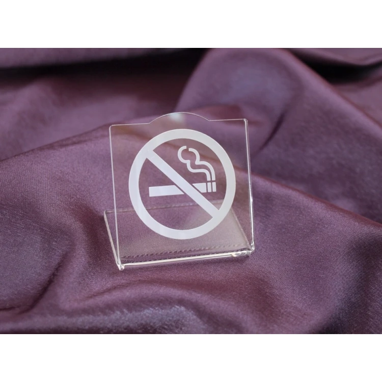 No Smoking Sign - Acrylic Model Z005