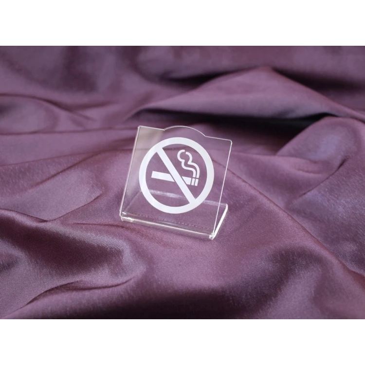 No Smoking Sign - Acrylic Model Z005