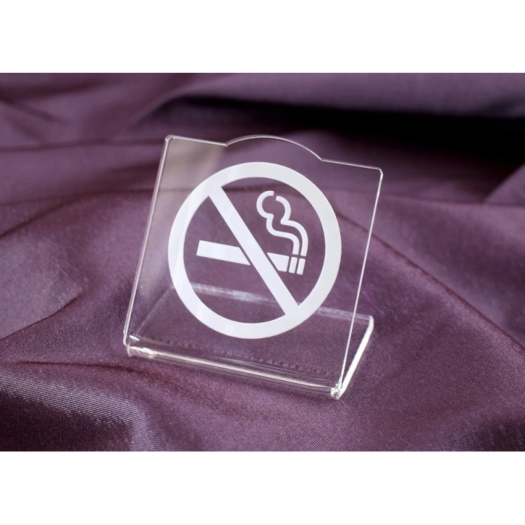 No Smoking Sign - Acrylic Model Z005