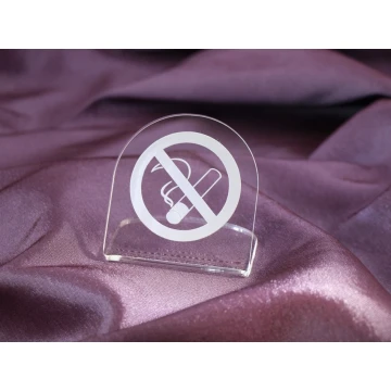 No Smoking Sign - Acrylic Model Z006