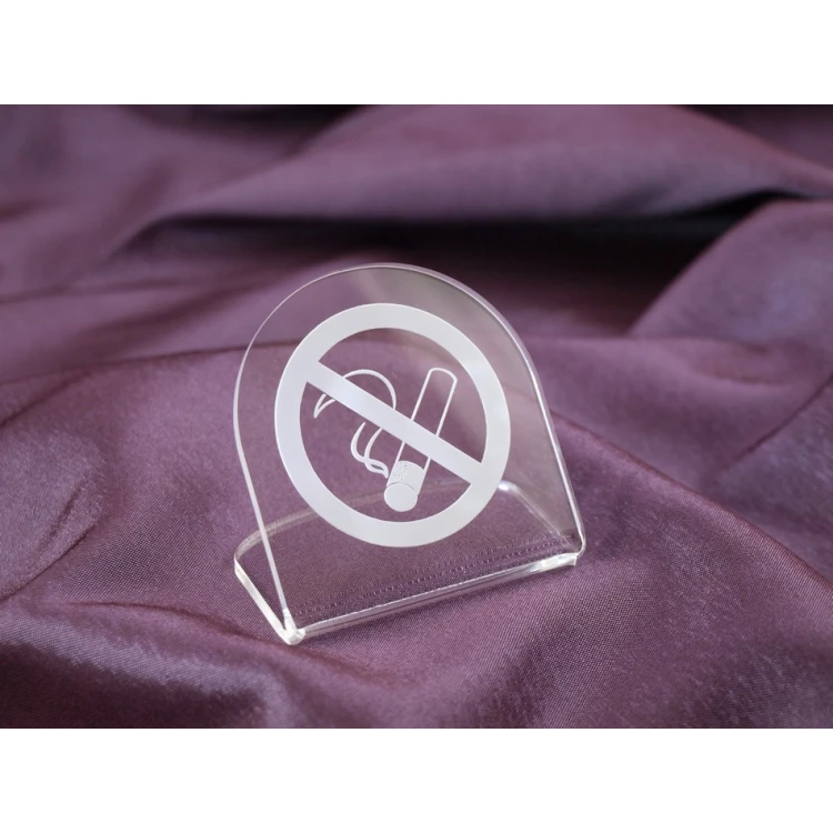No Smoking Sign - Acrylic Model Z006