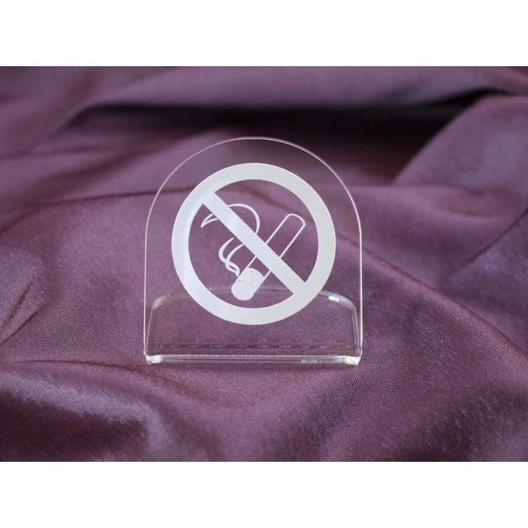 No Smoking Sign - Acrylic Model Z006