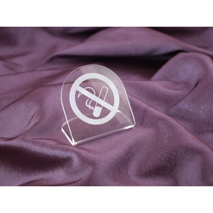 No Smoking Sign - Acrylic Model Z006