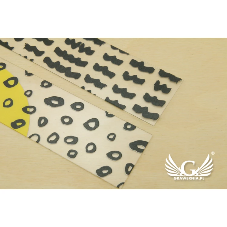 Bookmarks set of 4 pcs - abstraction - UV digital print - ZAK004