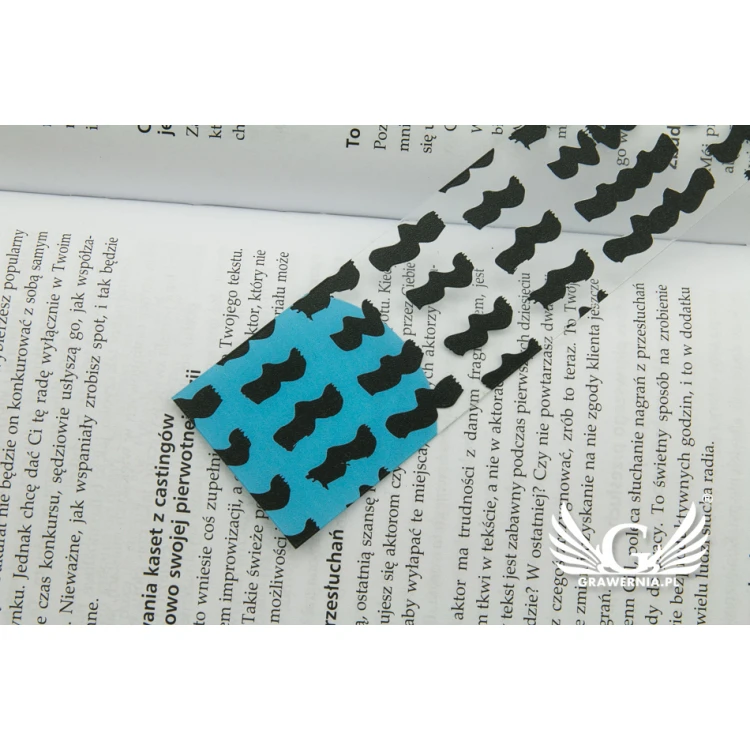 Bookmarks set of 4 pcs - abstraction - UV digital print - ZAK004