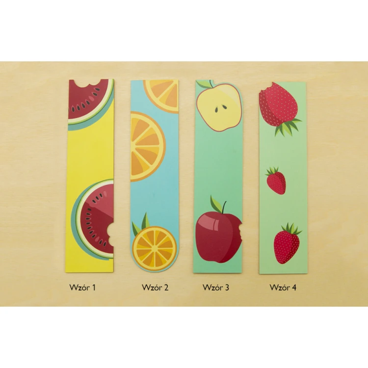 Bookmarks Set of 4 - Fruity - UV Digital Print - ZAK002